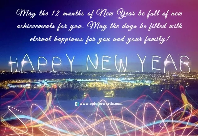 Happy New Year Greetings Wishes Message