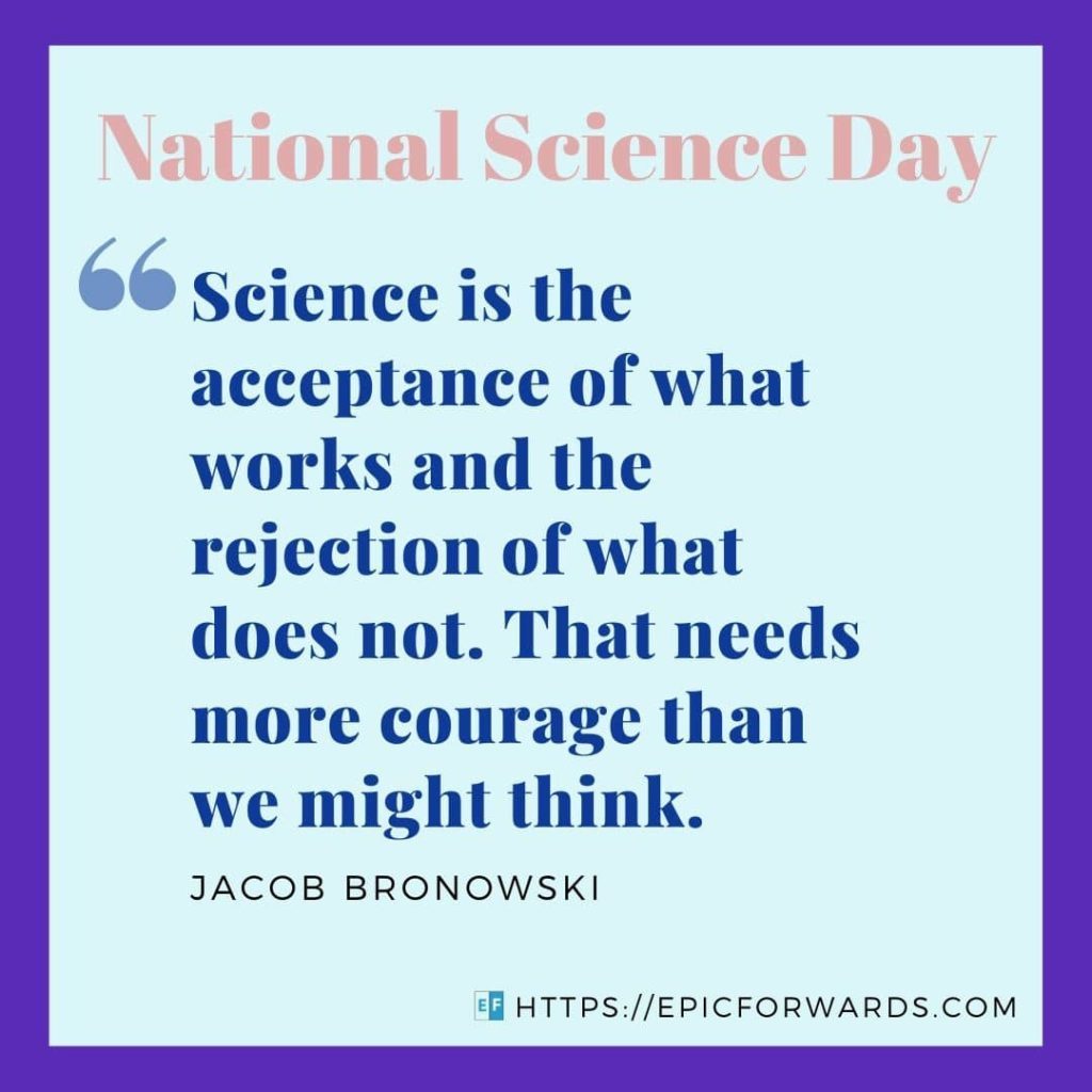 National Science Day Quote