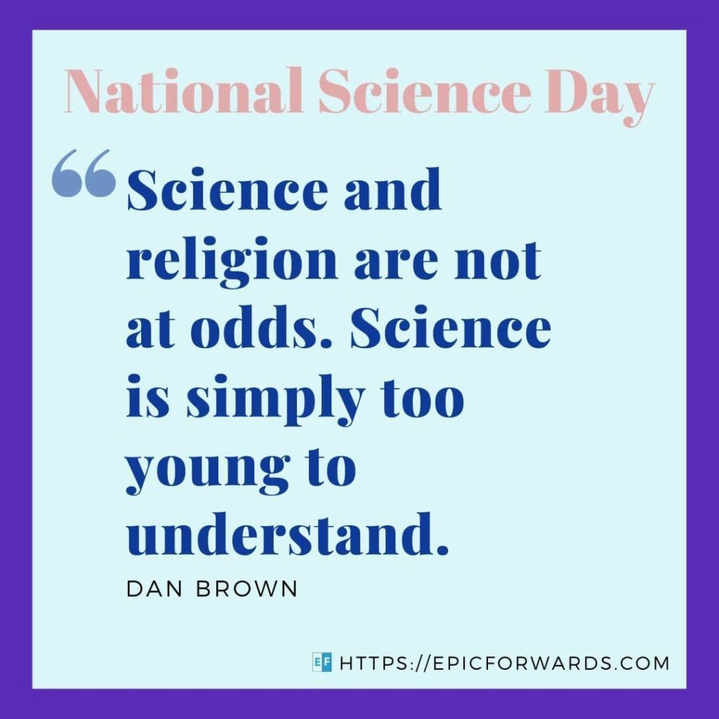 National Science Day Quote