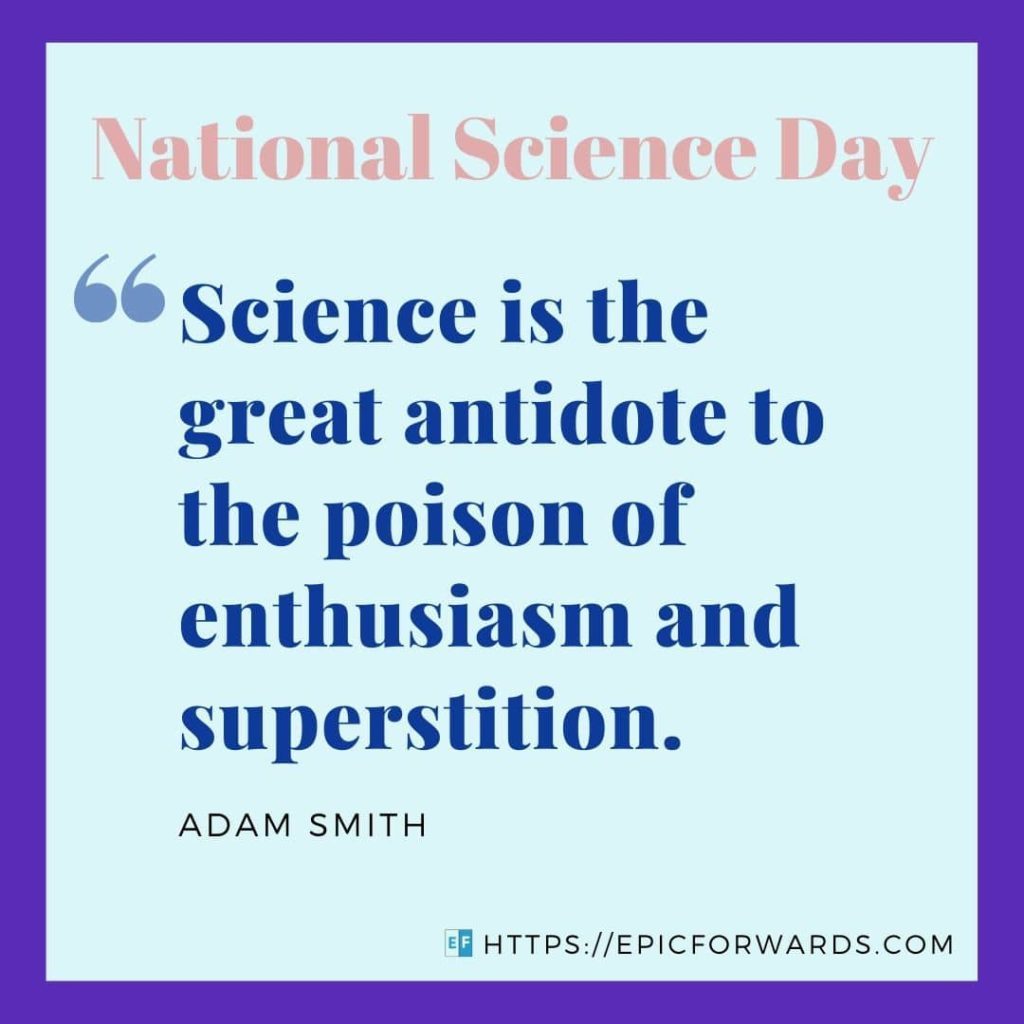 National Science Day Quote