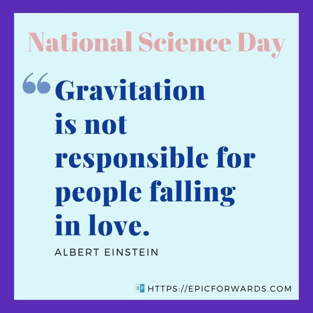 National Science Day Quote