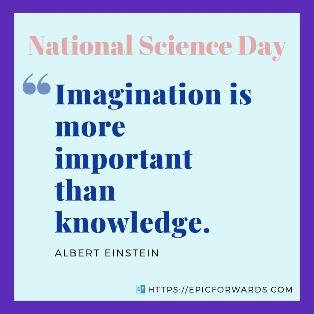 National Science Day Quote