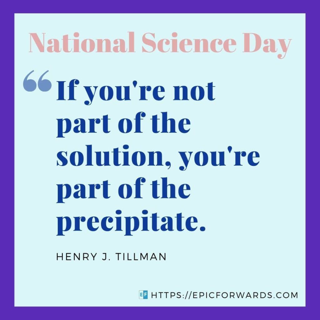 National Science Day Quote