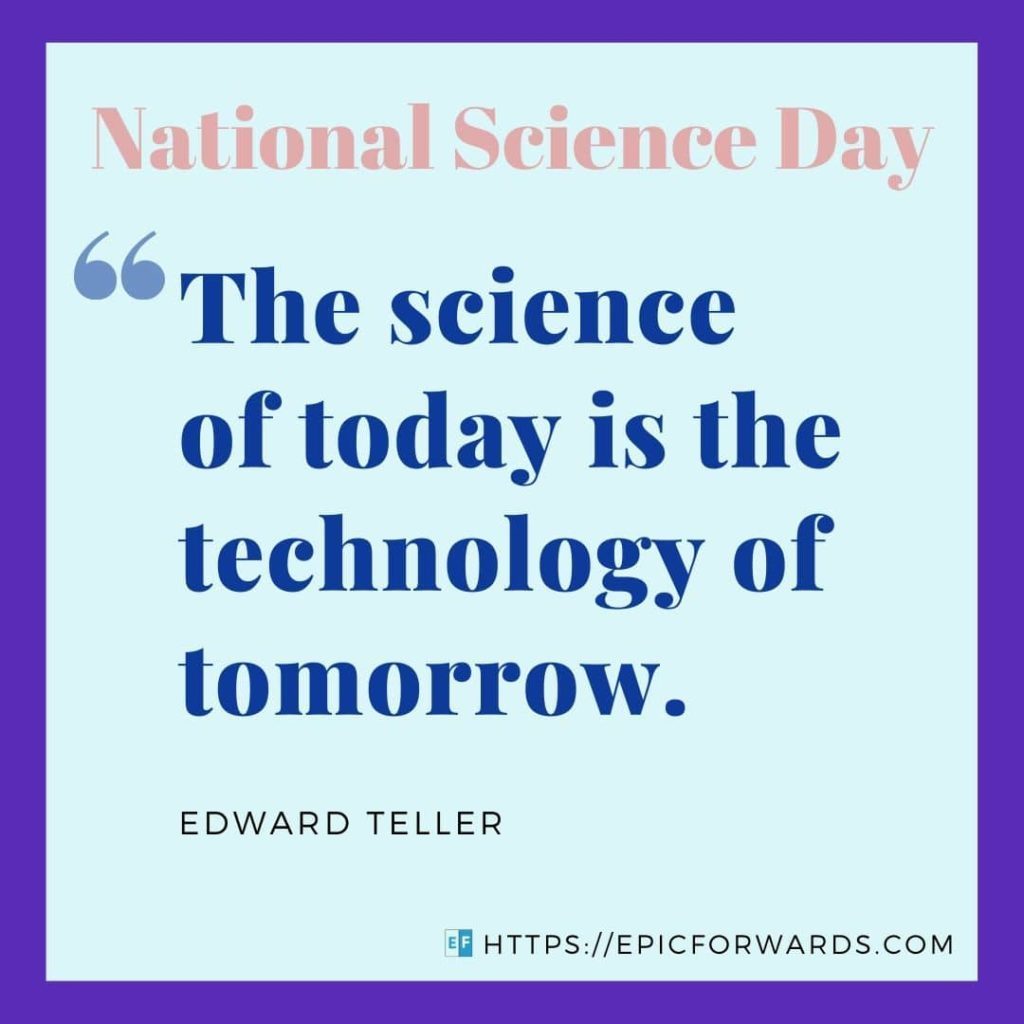 National Science Day Quote