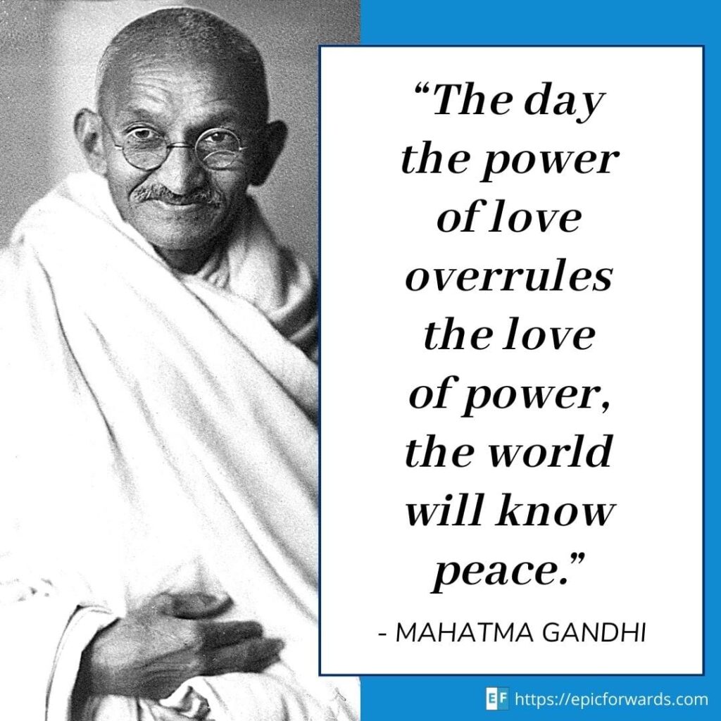 Gandhi Quotes On Peace Gandhi Quotes On Peace